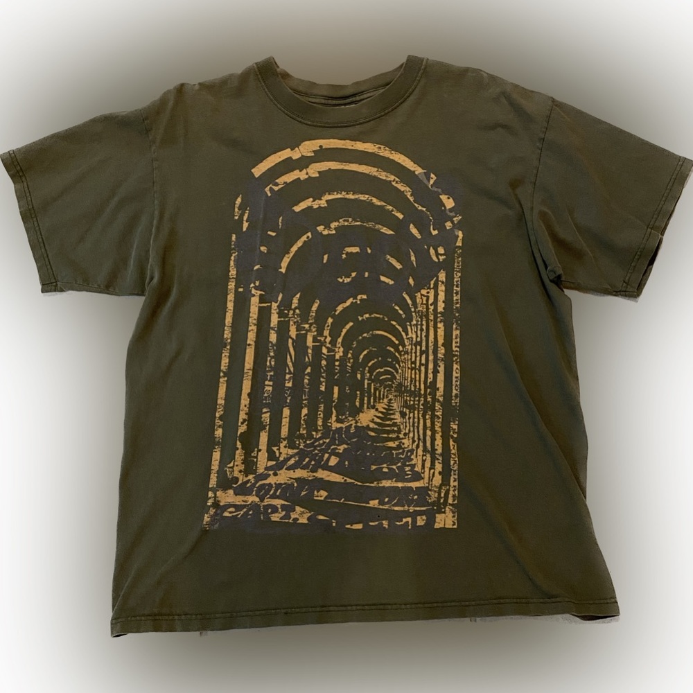 The Doors, RARE old tour t-shirt, green, size L